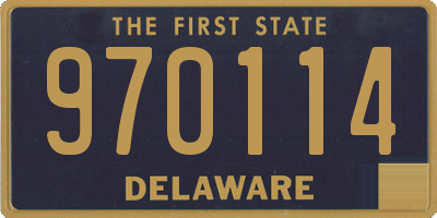 DE license plate 970114