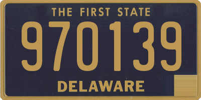 DE license plate 970139