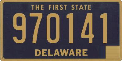 DE license plate 970141