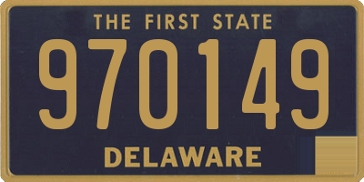 DE license plate 970149