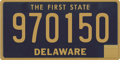DE license plate 970150
