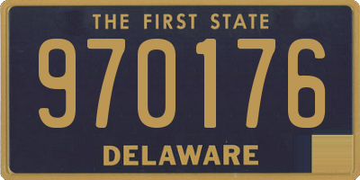 DE license plate 970176