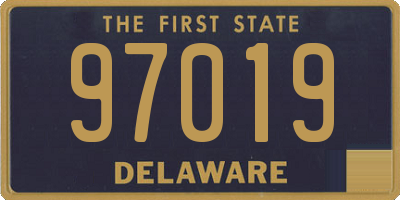 DE license plate 97019