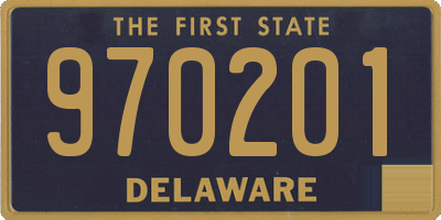 DE license plate 970201