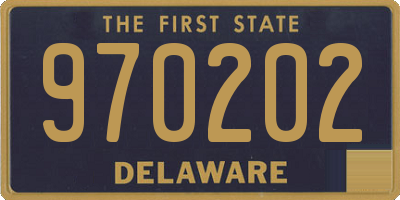 DE license plate 970202