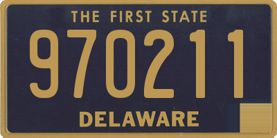 DE license plate 970211