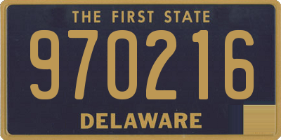 DE license plate 970216