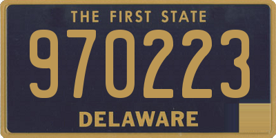 DE license plate 970223