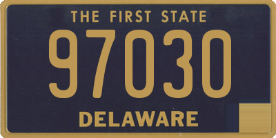 DE license plate 97030