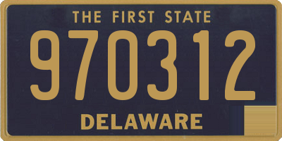 DE license plate 970312
