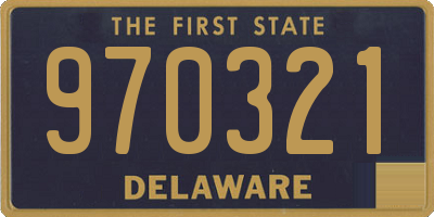 DE license plate 970321