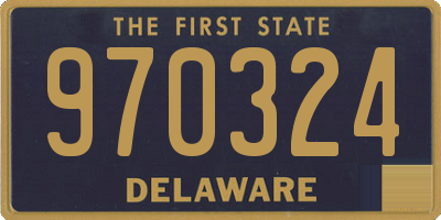 DE license plate 970324