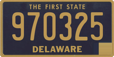 DE license plate 970325