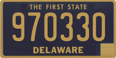DE license plate 970330