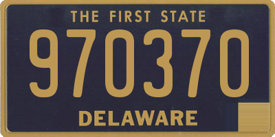 DE license plate 970370