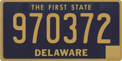 DE license plate 970372