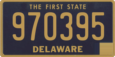 DE license plate 970395