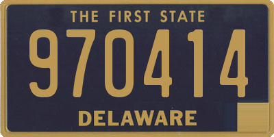 DE license plate 970414