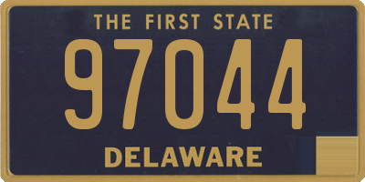 DE license plate 97044