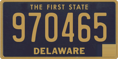 DE license plate 970465
