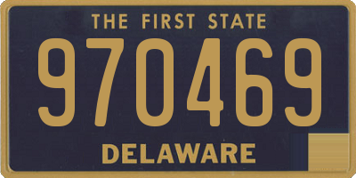 DE license plate 970469