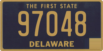 DE license plate 97048