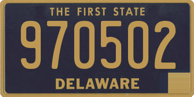 DE license plate 970502