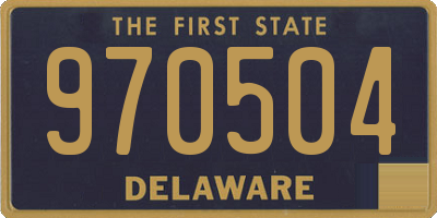 DE license plate 970504
