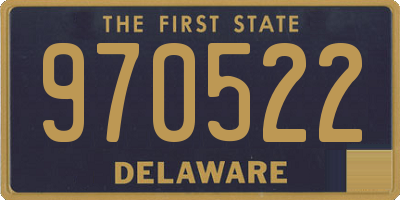 DE license plate 970522