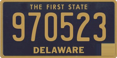 DE license plate 970523