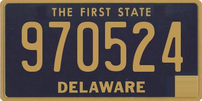 DE license plate 970524