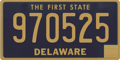DE license plate 970525