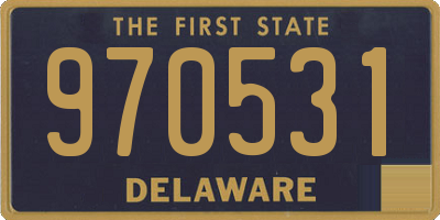 DE license plate 970531