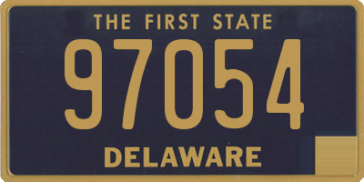 DE license plate 97054
