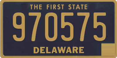 DE license plate 970575