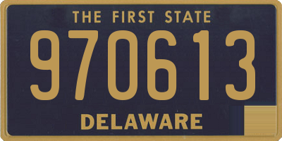 DE license plate 970613