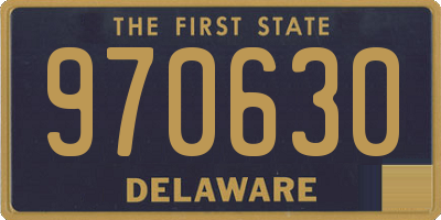 DE license plate 970630