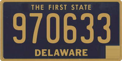 DE license plate 970633