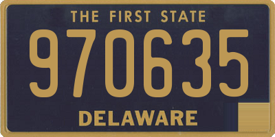 DE license plate 970635