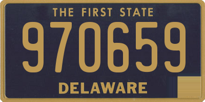 DE license plate 970659