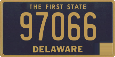 DE license plate 97066