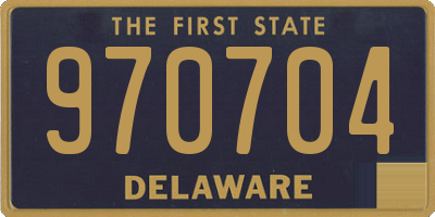 DE license plate 970704