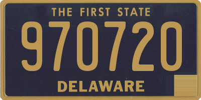 DE license plate 970720