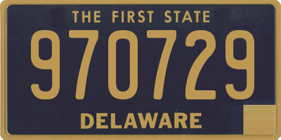 DE license plate 970729