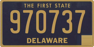 DE license plate 970737