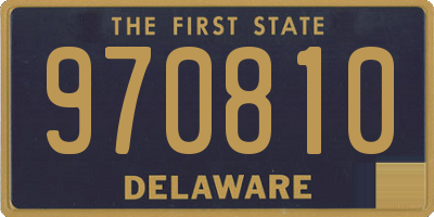 DE license plate 970810