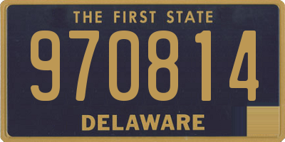 DE license plate 970814