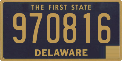 DE license plate 970816