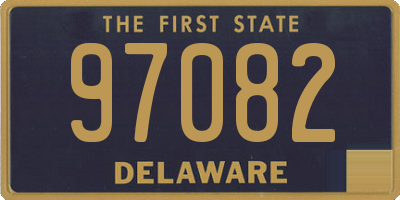 DE license plate 97082