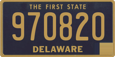 DE license plate 970820